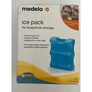 NEW Medela Ice Pack for Breastmilk Storage Contoured Shape Open Box Never Used